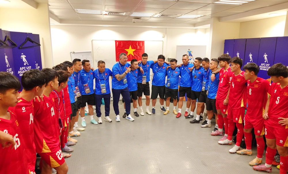 U17 Việt Nam đã có một hành trình tuyệt vời dù phải dừng bước ở tứ kết U17 Châu Á 2026. Ảnh: VFF U17 Việt Nam đã có một hành trình tuyệt vời dù phải dừng bước ở tứ kết U17 Châu Á 2026. Ảnh: VFF
