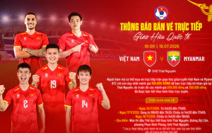 Direct ticket sales for the Vietnam-Myanmar friendly match