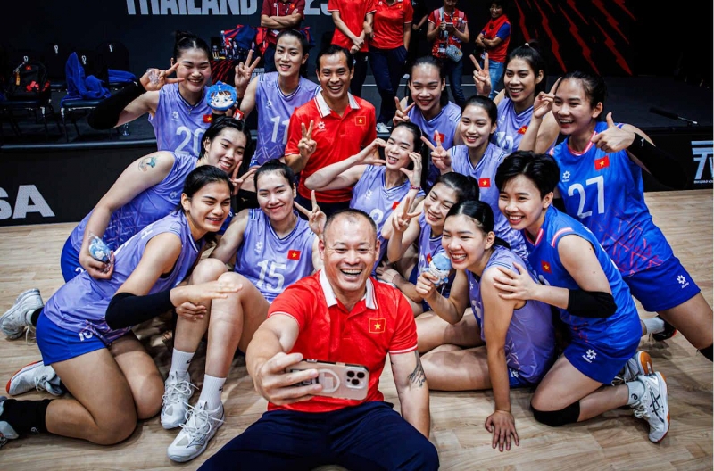 Vietnam women&#39;s volleyball team is not intimidated by pressure