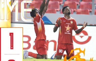 Foreign players shine, Ha Tinh narrowly defeats Hai Phong at home
