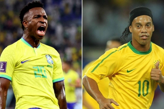Vinicius dances and the name Ronaldinho unexpectedly resurfaces