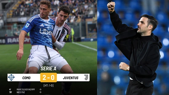 The most successful team in Serie A suffered a shocking defeat at the home of a mid-table club led by Fabregas.