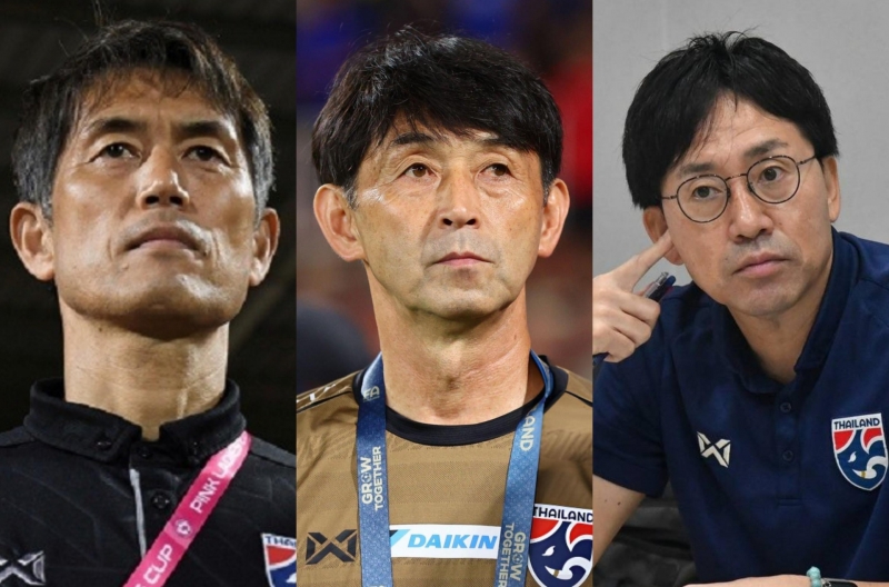 Thailand shocked the football world by dismissing three Japanese head coaches in quick succession.