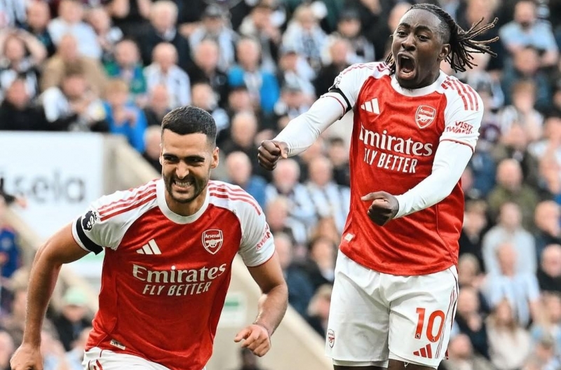 Arsenal currently stands 'at the top' of the Premier League