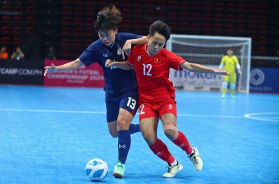 Live coverage of Vietnam vs Thailand women's futsal, today 28/2 at 18:30