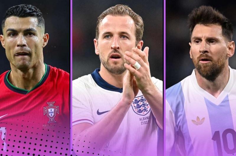 Who does Harry Kane choose between Messi and Ronaldo?