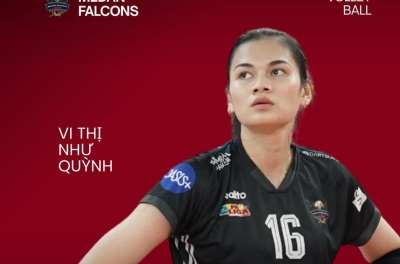 Vi Thị Như Quỳnh achieved remarkable statistics at the Indonesian National Championship