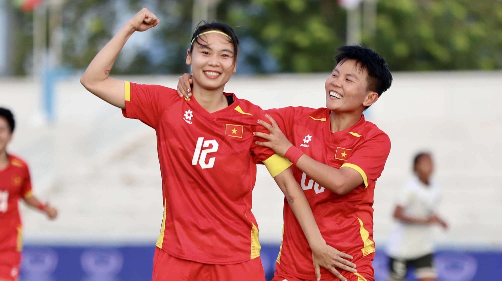 Thắng áp đảo 5-0, ĐT nữ Việt Nam xuất sắc vào Chung kết SEA Games 2025
