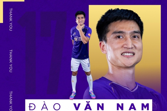 Hanoi FC unexpectedly parted ways with defender Dao Van Nam.