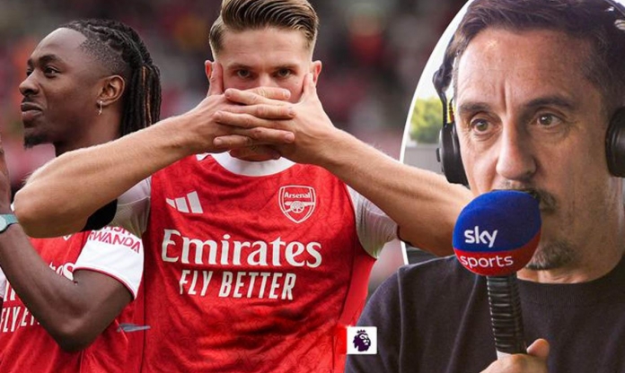 Gary Neville dự đoán trận Arsenal vs Tottenham như thế nào?