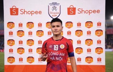 Quang Hải sets the highest ambitions with CAHN at the Shopee Cup