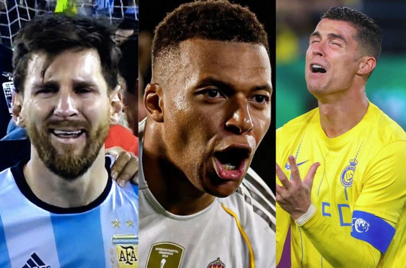 Mbappe officially surpasses Ronaldo and Messi in the 21st century