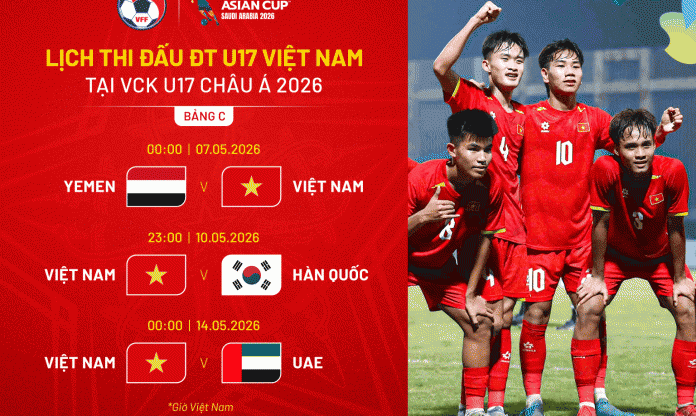 U17 Việt Nam đá giờ cực muộn ở giải châu Á, quyết tranh vé đi World Cup