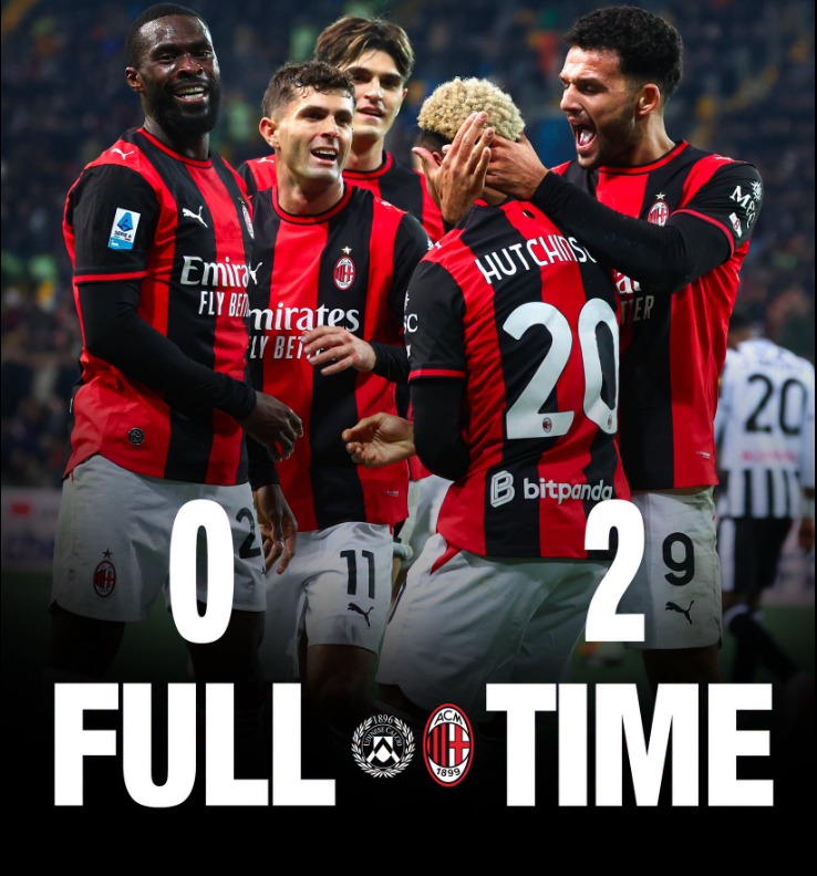 Kết quả bóng đá Serie A: AC Milan, Juventus cùng thắng 2-0, Inter ngược dòng phút 90+8 để chiếm ngôi đầu - Ảnh 2. Kết quả bóng đá Serie A: AC Milan, Juventus cùng thắng 2-0, Inter ngược dòng phút 90+8 để chiếm ngôi đầu - Ảnh 2.