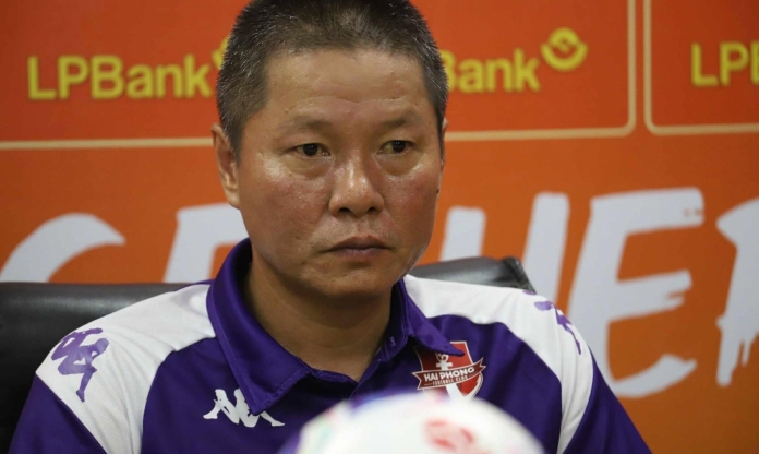 HLV Chu Đình Nghiêm: 'Hải Phòng làm quá tốt về thế trận nhưng...'