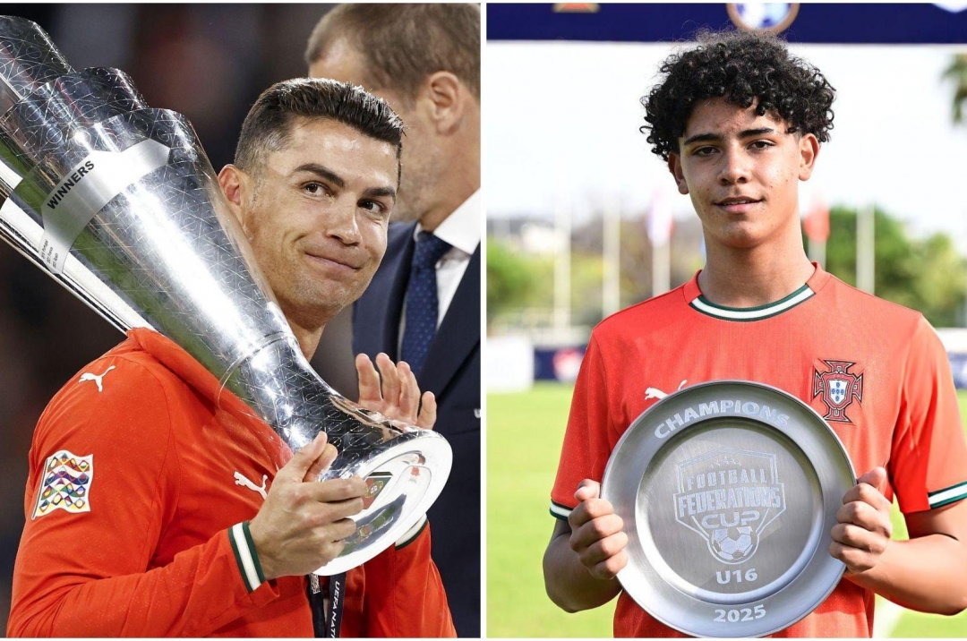 Ronaldo's son wins the championship with Portugal U16 team