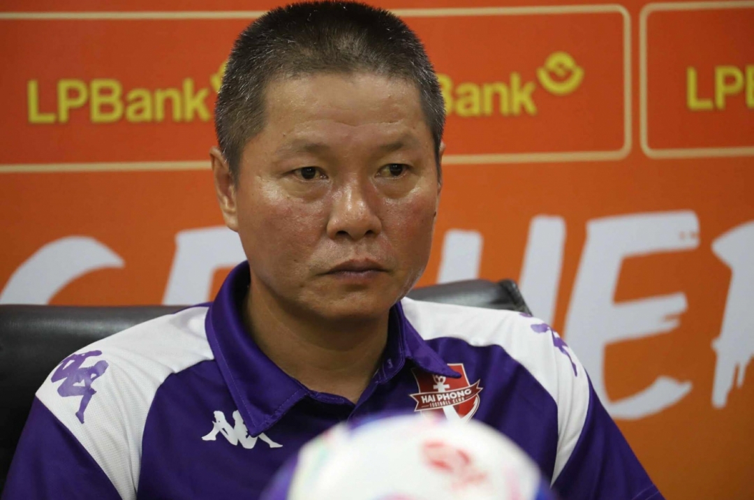 Coach Chu Đình Nghiêm: &#39;Hai Phong performed excellently in controlling the game but...&#39;