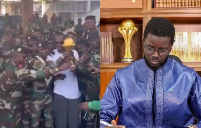 Senegal holds AFCON trophy in military base, causing shock