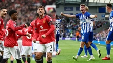 LIVE football MU vs Brighton 11:30 PM today, Premier League Round 9