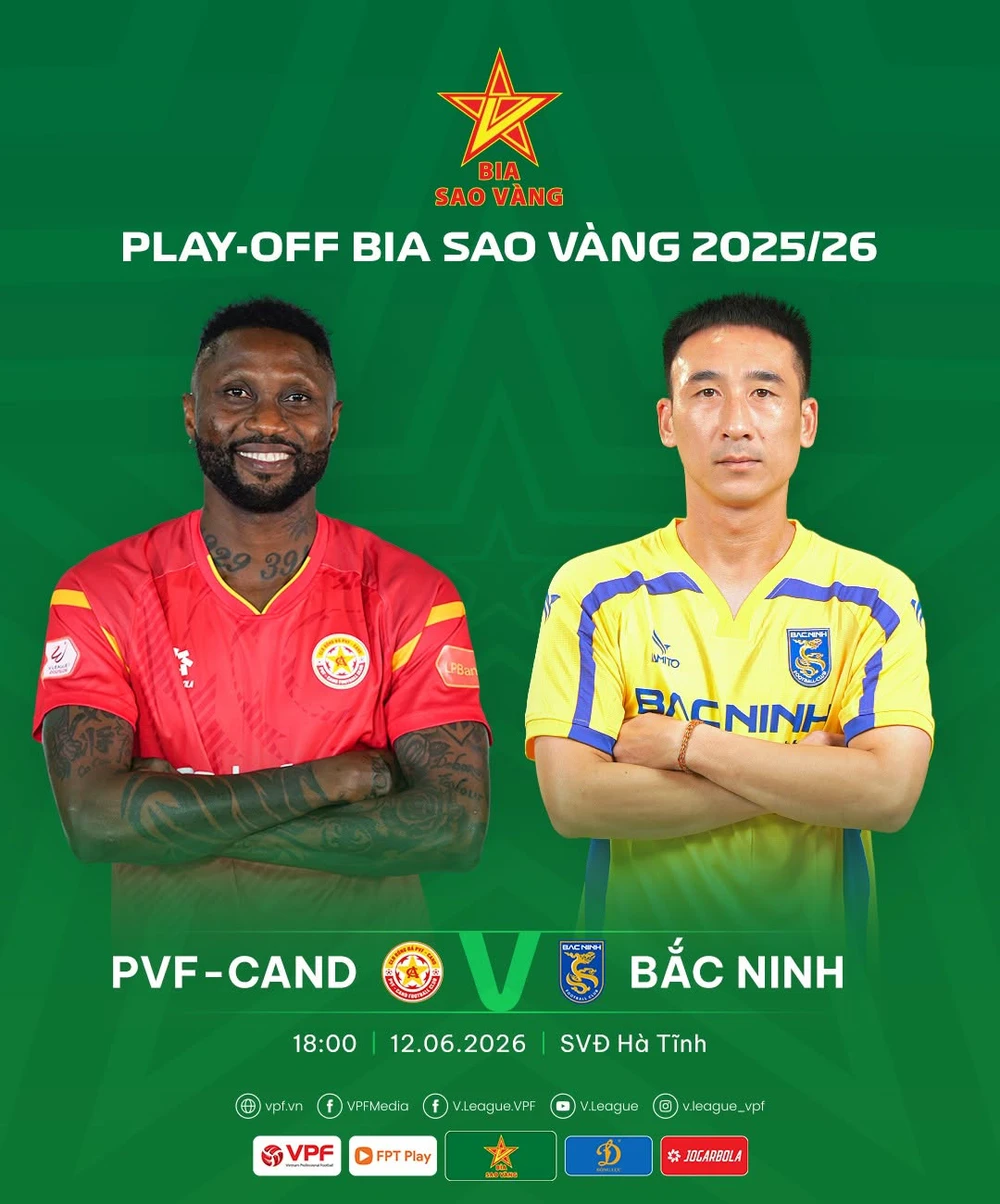 PVF CAND đá play-off tranh suất dự V-League với Bắc Ninh FC ngày 12/6 - Ảnh 1.