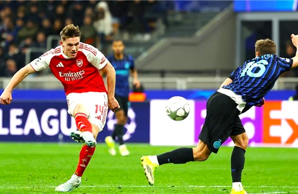 Arsenal shines brilliantly in the Champions League