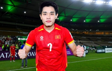 Đình Bắc received great news right after the U23 Asian Championship finals.