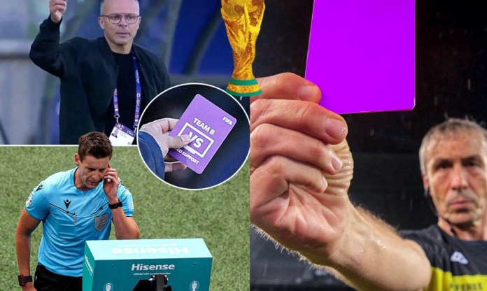 CHÍNH THỨC: Thẻ tím đi vào lịch sử giải World Cup