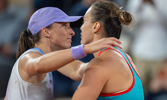 Swiatek 'var thẳng mặt' Sabalenka về 'Trận chiến giới tính'