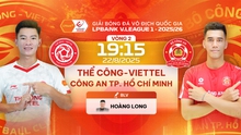 Live stream link for Viettel vs Công An TPHCM football match at 19:15 today, V-League round 2