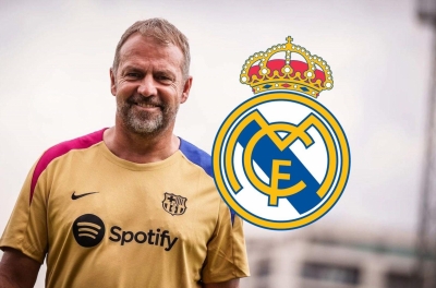 Hansi Flick launched 4 sharp words directly targeting Real Madrid