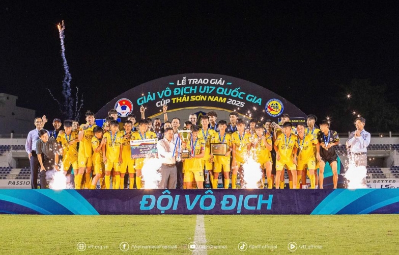 VIDEO: U17 Hanoi successfully defends the U17 National Championship title