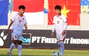 VTV5 and VTV6 live broadcast of Vietnam vs Indonesia football match at 19:30 today, Southeast Asian U17.