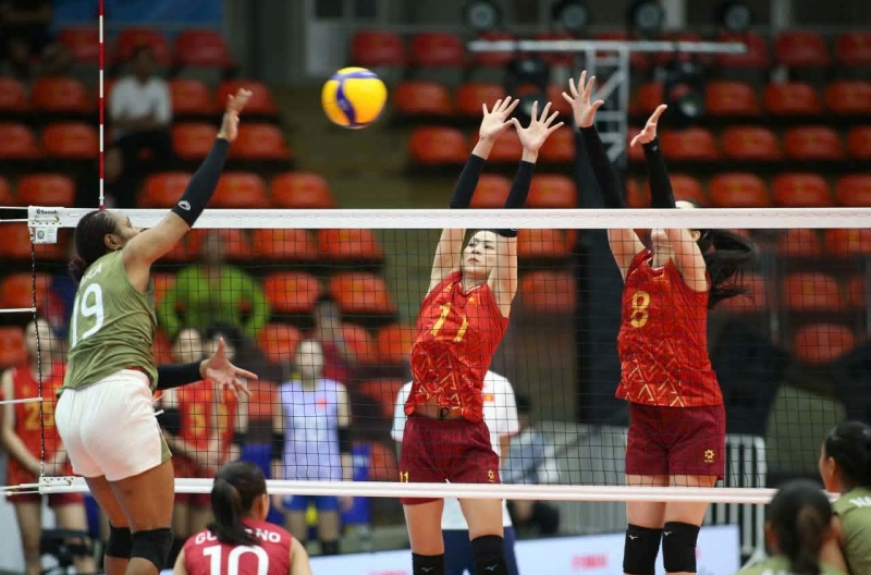 泰國女子排球隊派員觀察越南隊