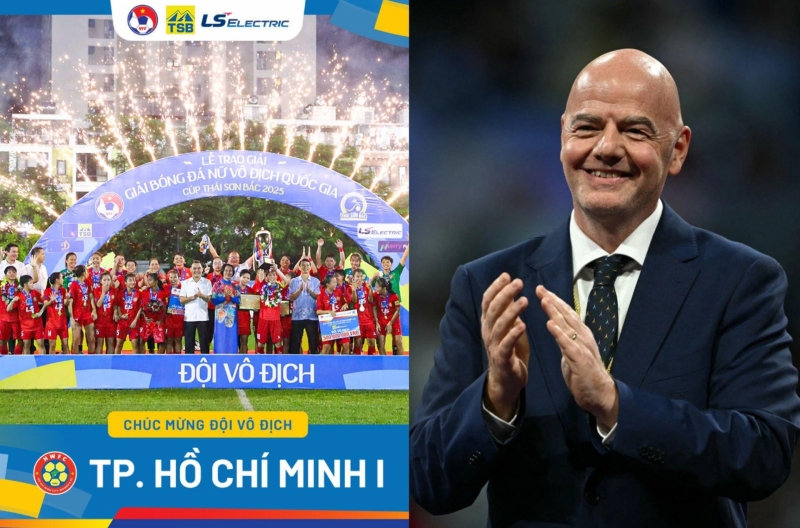 FIFA President Congratulates Vietnam's Football Champions