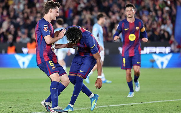 Yamal scores against Celta Vigo, Barcelona moves closer to La Liga title