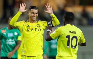 Ronaldo scores, opening the way for Al Nassr to win the Saudi Pro League