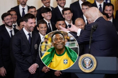 President Donald Trump: 'Lionel Messi is greater than Pelé'