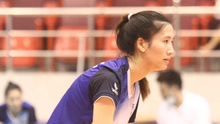 The Vietnamese volleyball middle blocker, who once won the Southeast Asian championship, demonstrated her high level, helping her team secure a crucial victory.