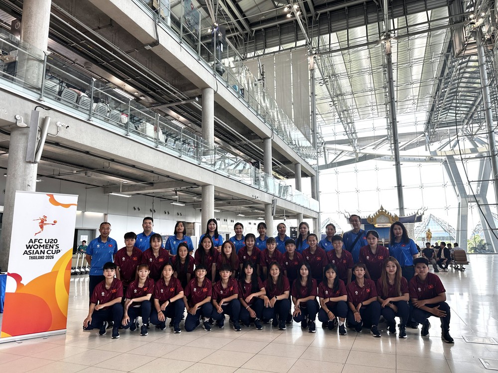 U20 Việt Nam đến Bangkok, nhận thử thách ở VCK Asian Cup - Ảnh 1. U20 Việt Nam đến Bangkok, nhận thử thách ở VCK Asian Cup - Ảnh 1.