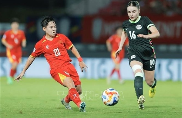 The Vietnam national team was eliminated in the semifinals of the 2025 Southeast Asian Women&#39;s Football Championship.