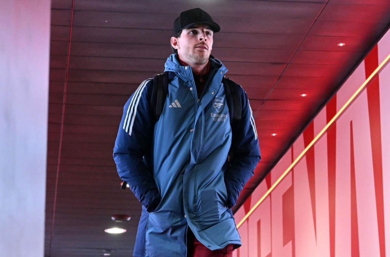 Why was Declan Rice absent when Arsenal defeated Aston Villa?