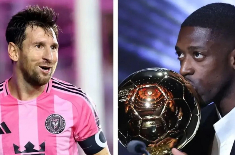 Messi made an astonishing gesture after Dembele won the Ballon d&#39;Or