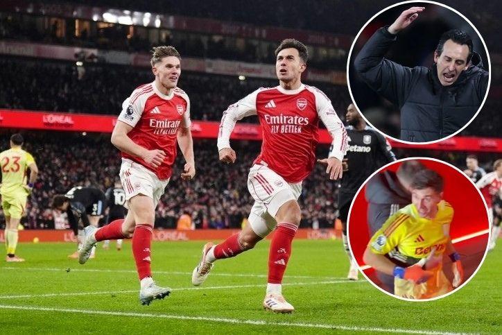 Arsenal's big win left both their coach and players of the opposing team visibly upset.