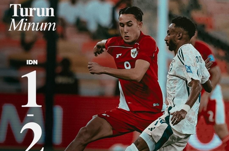 Indonesian media collectively react after a 2-3 defeat to Saudi Arabia