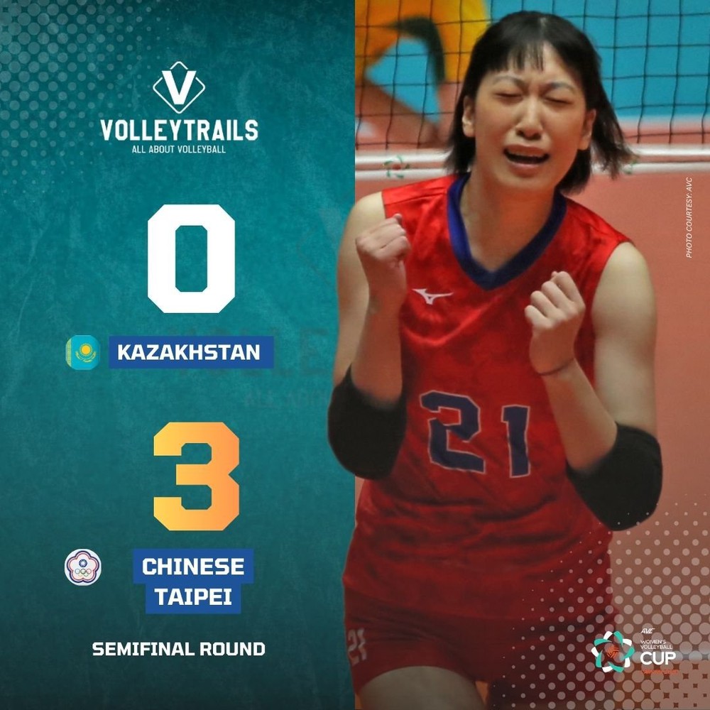 Đại thắng Kazakhstan, Đài Bắc Trung Hoa hẹn Việt Nam ở chung kết AVC Cup 2026 - Ảnh 2. Đại thắng Kazakhstan, Đài Bắc Trung Hoa hẹn Việt Nam ở chung kết AVC Cup 2026 - Ảnh 2.