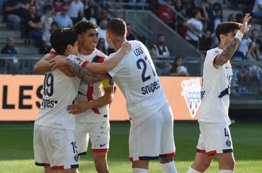 PSG secures a decisive victory over Angers, nearing their 12th Ligue 1 championship.