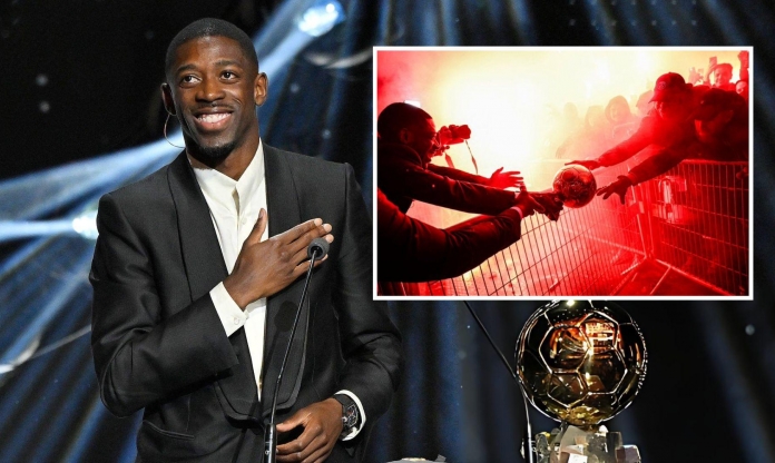 Dembele làm điều chưa từng có với Quả bóng Vàng