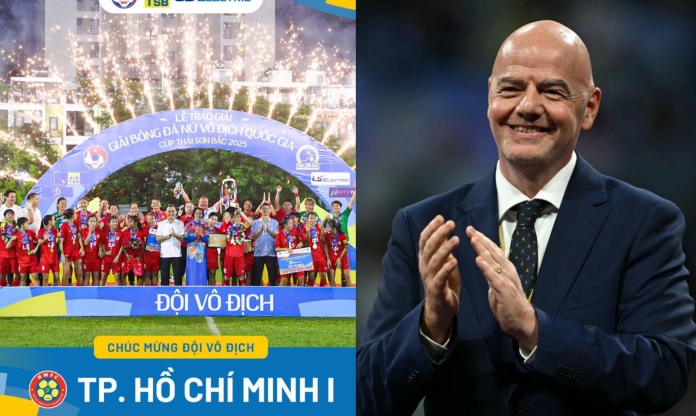 Chủ tịch FIFA chúc mừng nhà vô địch bóng đá Việt Nam