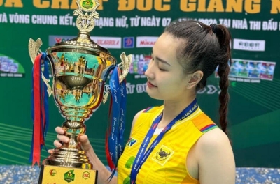 OFFICIAL: Volleyball beauty Kim Thanh leaves VTV Bình Điền Long An