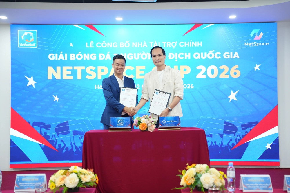 NetSpace trở thành nhà tài trợ chính của Giải bóng đá 7 người Vô địch Quốc gia 2026 - Ảnh 1. NetSpace trở thành nhà tài trợ chính của Giải bóng đá 7 người Vô địch Quốc gia 2026 - Ảnh 1.